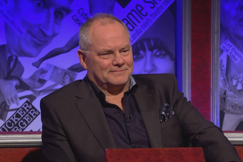 Jack on the set of Have I Got News For You